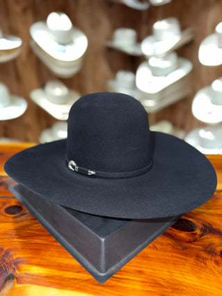 Rodeo King 30X, Black Felt Hat, Cowboy Hat, Open Crown Felt, 5 Inch Brim Hat, Western Wear, Premium Felt Hat, Rodeo Headwear