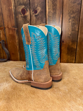 Women's Anderson Bean Autumn Teal Kid Tag Boar Boot