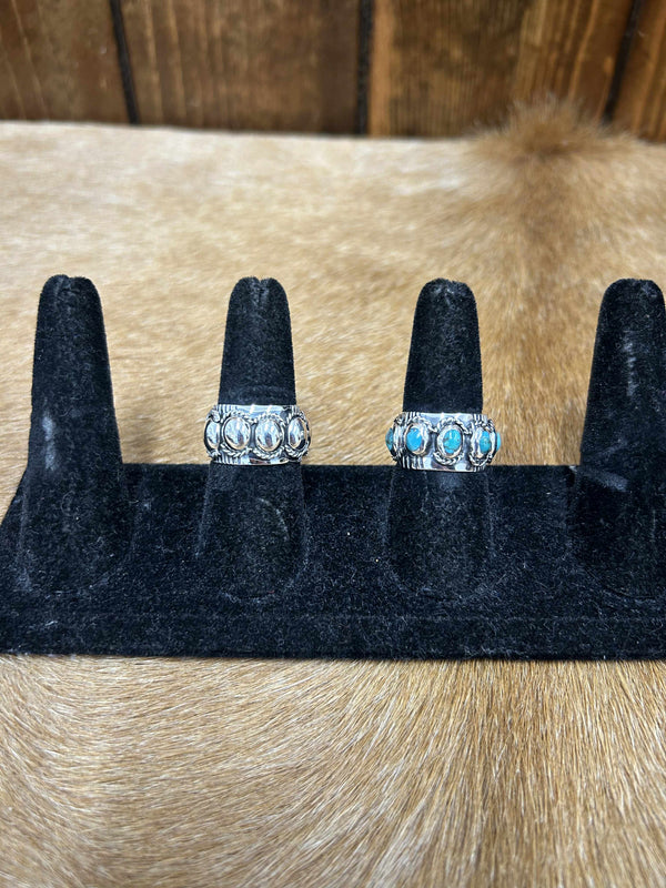 Jade Ring-Rings-LJ Turquoise-Lucky J Boots & More, Women's, Men's, & Kids Western Store Located in Carthage, MO