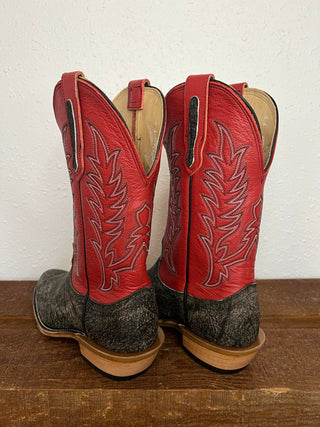 Men's Fenoglio Grey Cape Buffalo Boot-Men's Boots-Fenoglio Boots-Lucky J Boots & More, Women's, Men's, & Kids Western Store Located in Carthage, MO
