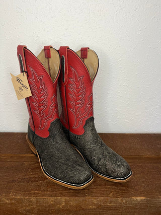 Men's Fenoglio Grey Cape Buffalo Boot-Men's Boots-Fenoglio Boots-Lucky J Boots & More, Women's, Men's, & Kids Western Store Located in Carthage, MO