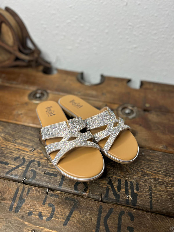Corkys Flair Sandals in Clear-Sandals-Corkys Footwear-Lucky J Boots & More, Women's, Men's, & Kids Western Store Located in Carthage, MO