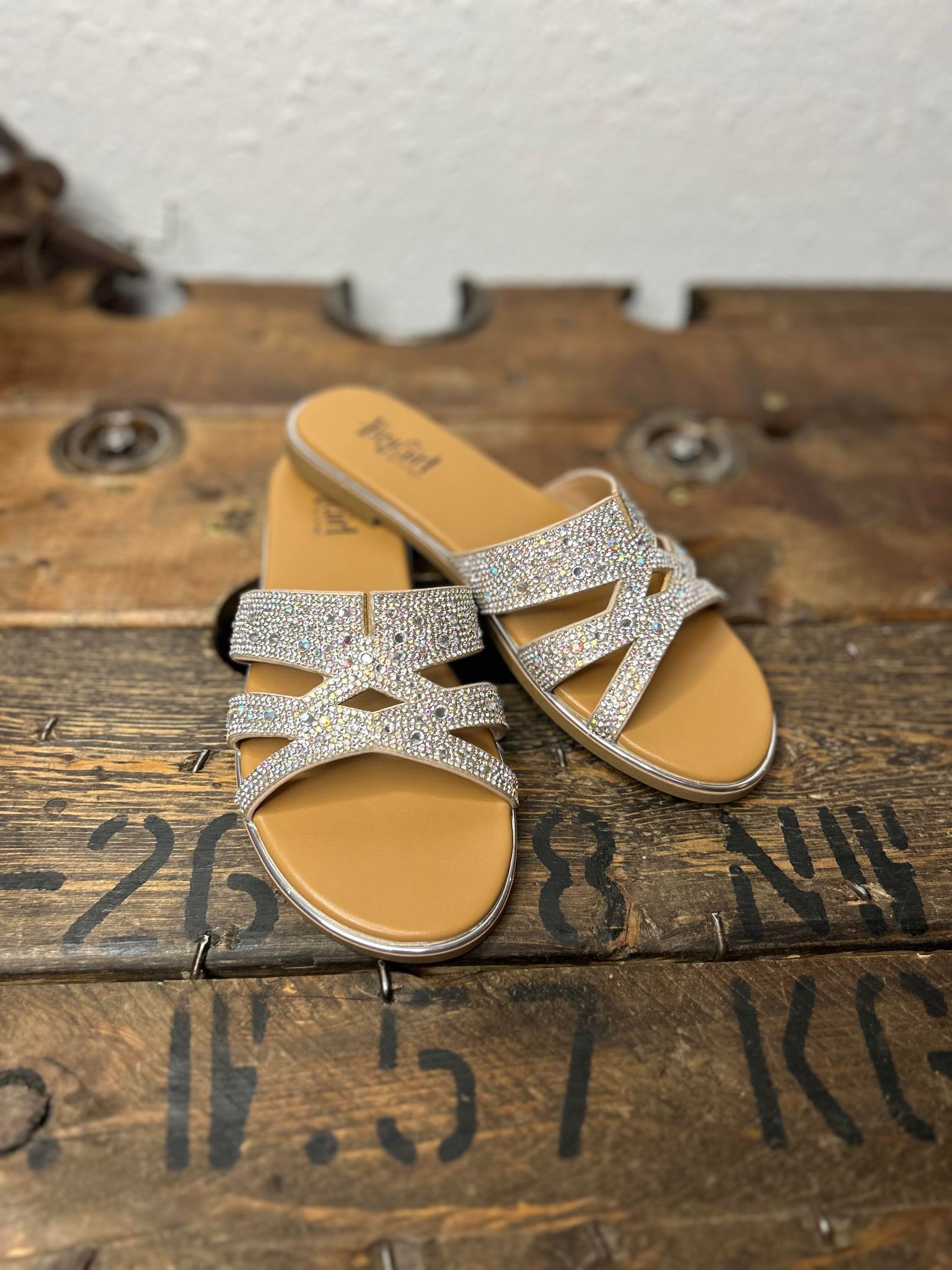 Corkys Flair Sandals in Clear-Sandals-Corkys Footwear-Lucky J Boots & More, Women's, Men's, & Kids Western Store Located in Carthage, MO