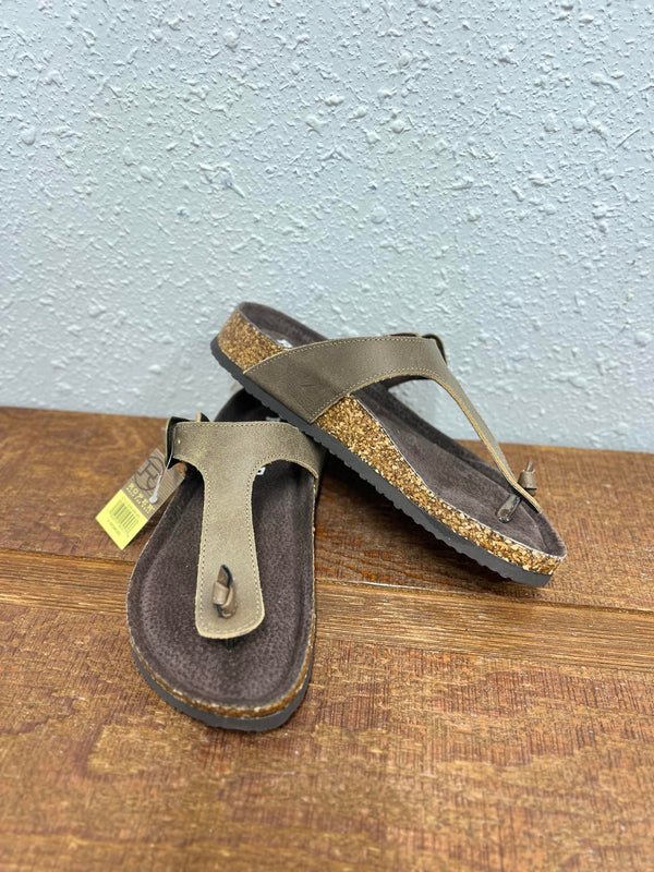 Roper Helena Sandal in Brown-Sandals-Roper-Lucky J Boots & More, Women's, Men's, & Kids Western Store Located in Carthage, MO