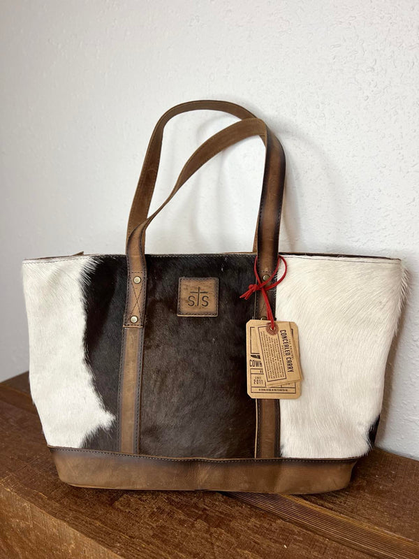 STS Cowhide Cheyenne Tote-Totes-Carrol STS Ranchwear-Lucky J Boots & More, Women's, Men's, & Kids Western Store Located in Carthage, MO