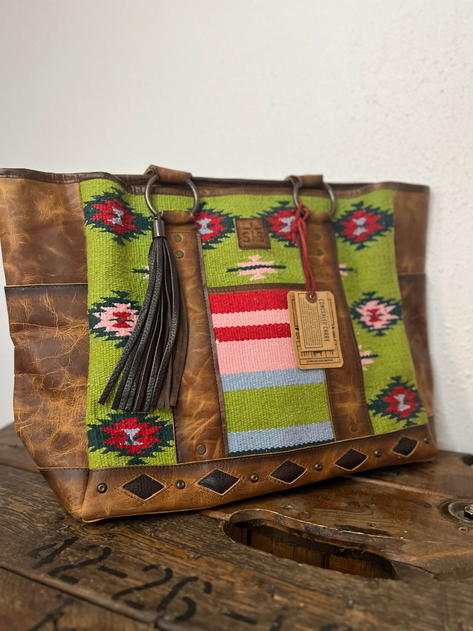 STS Baja Dreams Large Tote-Handbags-Carrol STS Ranchwear-Lucky J Boots & More, Women's, Men's, & Kids Western Store Located in Carthage, MO