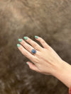 The Polly Round Ring-Rings-LJ Turquoise-Lucky J Boots & More, Women's, Men's, & Kids Western Store Located in Carthage, MO
