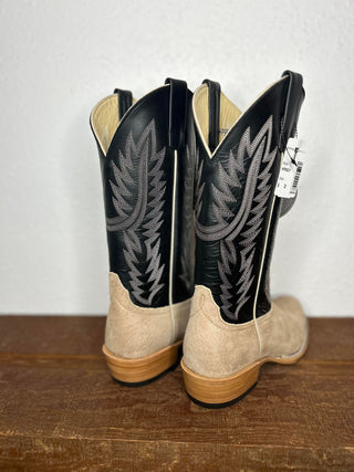 Men's Horse Power Tan Vintage Reversed Smooth Quill Boot-Men's Boots-Horse Power-Lucky J Boots & More, Women's, Men's, & Kids Western Store Located in Carthage, MO