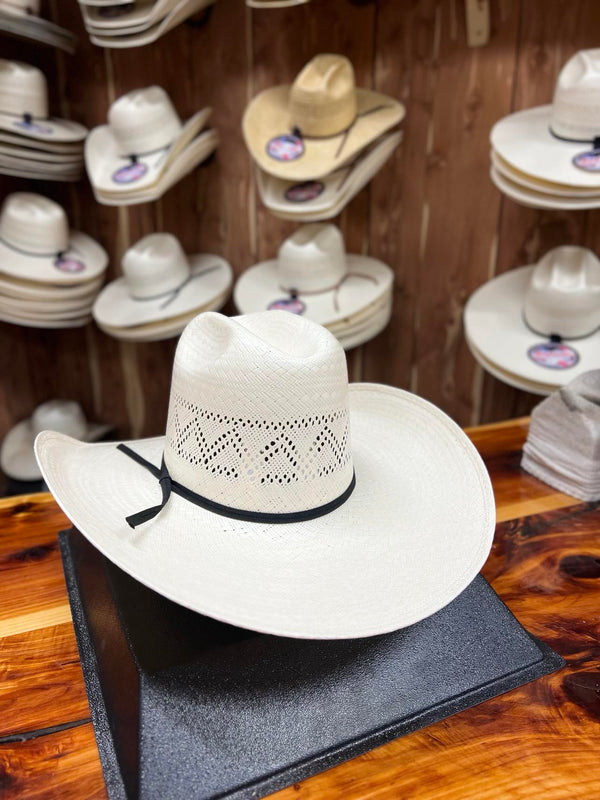 Rodeo King Quenten Ivory Coast 4.5" Brim Straw Hat-Straw Cowboy Hats-Rodeo King-Lucky J Boots & More, Women's, Men's, & Kids Western Store Located in Carthage, MO