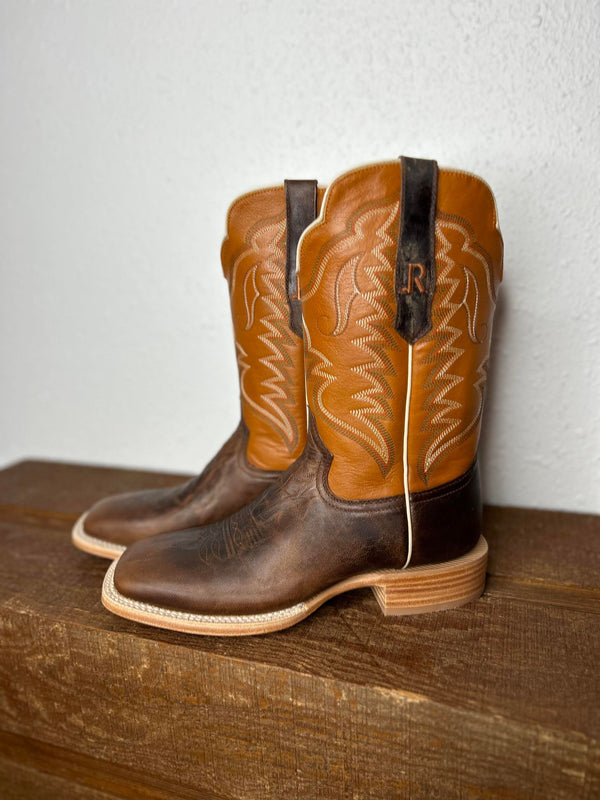 Men's R. Watson Loco Distressed Goat & Benedictine Cowhide Boots-Men's Boots-Lucky J Boots & More-Lucky J Boots & More, Women's, Men's, & Kids Western Store Located in Carthage, MO