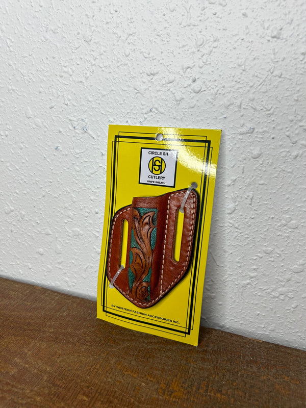 Circle SH Knife Sheaths-Knife Sheath-WESTERN FASHION ACCESSORIES-Lucky J Boots & More, Women's, Men's, & Kids Western Store Located in Carthage, MO