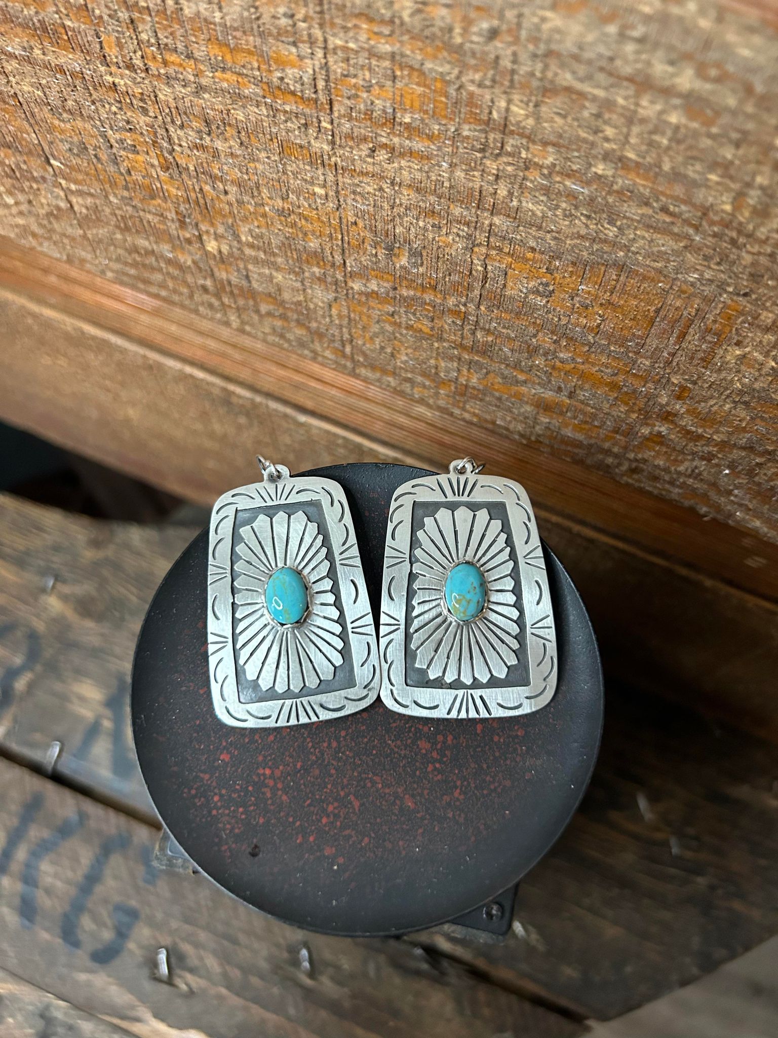 Sidney Earrings-Earrings-LJ Turquoise-Lucky J Boots & More, Women's, Men's, & Kids Western Store Located in Carthage, MO