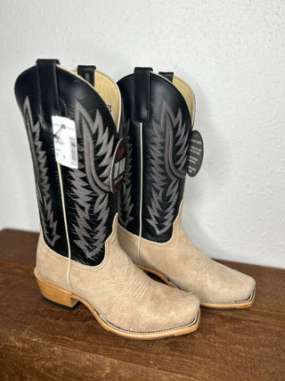 Men's Horse Power Tan Vintage Reversed Smooth Quill Boot-Men's Boots-Horse Power-Lucky J Boots & More, Women's, Men's, & Kids Western Store Located in Carthage, MO