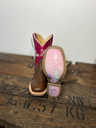 Youth Tin Haul All Points West Boot-Kids Boots-Tin Haul-Lucky J Boots & More, Women's, Men's, & Kids Western Store Located in Carthage, MO