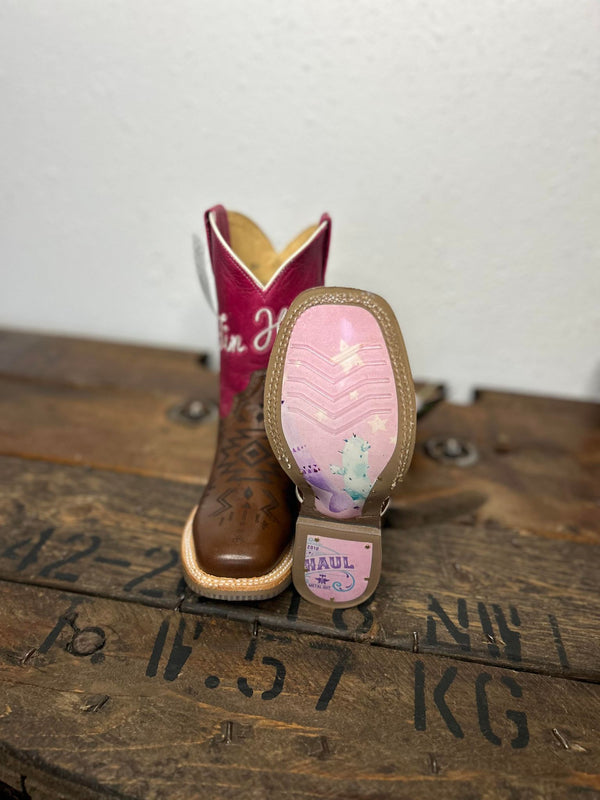 Youth Tin Haul All Points West Boots-Kids Boots-Karman-Lucky J Boots & More, Women's, Men's, & Kids Western Store Located in Carthage, MO