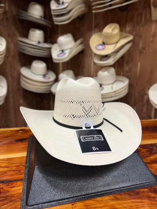 Rodeo King Quenten Ivory Coast 4.5" Brim Straw Hat-Straw Cowboy Hats-Rodeo King-Lucky J Boots & More, Women's, Men's, & Kids Western Store Located in Carthage, MO
