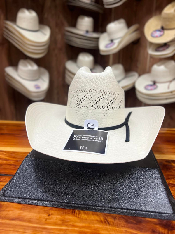Rodeo King Maverick Ivory Coast 4 1/4" Brim Straw Hat-Straw Cowboy Hats-Rodeo King-Lucky J Boots & More, Women's, Men's, & Kids Western Store Located in Carthage, MO