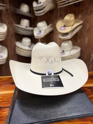 Rodeo King Quenten High Point Straw Hat 4.5" Brim-Straw Cowboy Hats-Rodeo King-Lucky J Boots & More, Women's, Men's, & Kids Western Store Located in Carthage, MO
