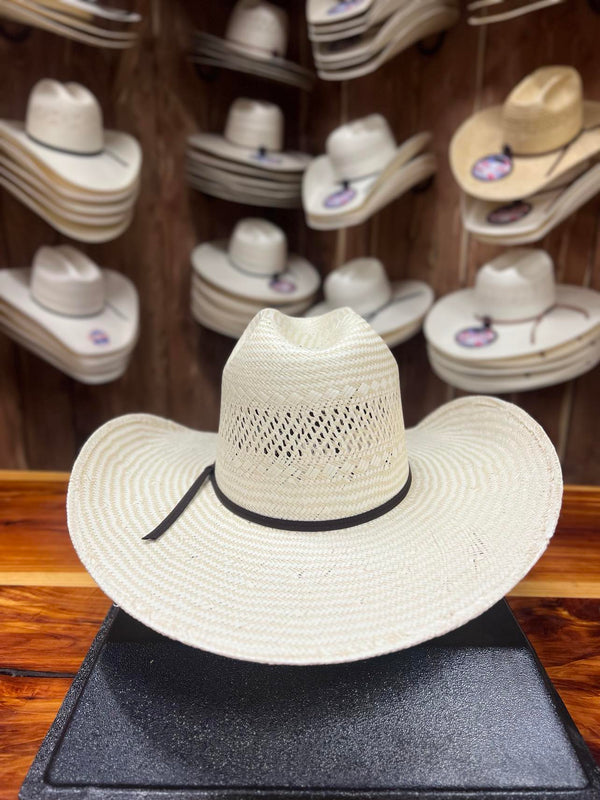 Rodeo King Quenten Ft. Worth 4.5" Brim Straw Hat-Straw Cowboy Hats-Rodeo King-Lucky J Boots & More, Women's, Men's, & Kids Western Store Located in Carthage, MO