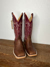 Men's Anderson Bean Canela Navajo Bison & Sangria Kidskin Boots-Men's Boots-Anderson Bean-Lucky J Boots & More, Women's, Men's, & Kids Western Store Located in Carthage, MO