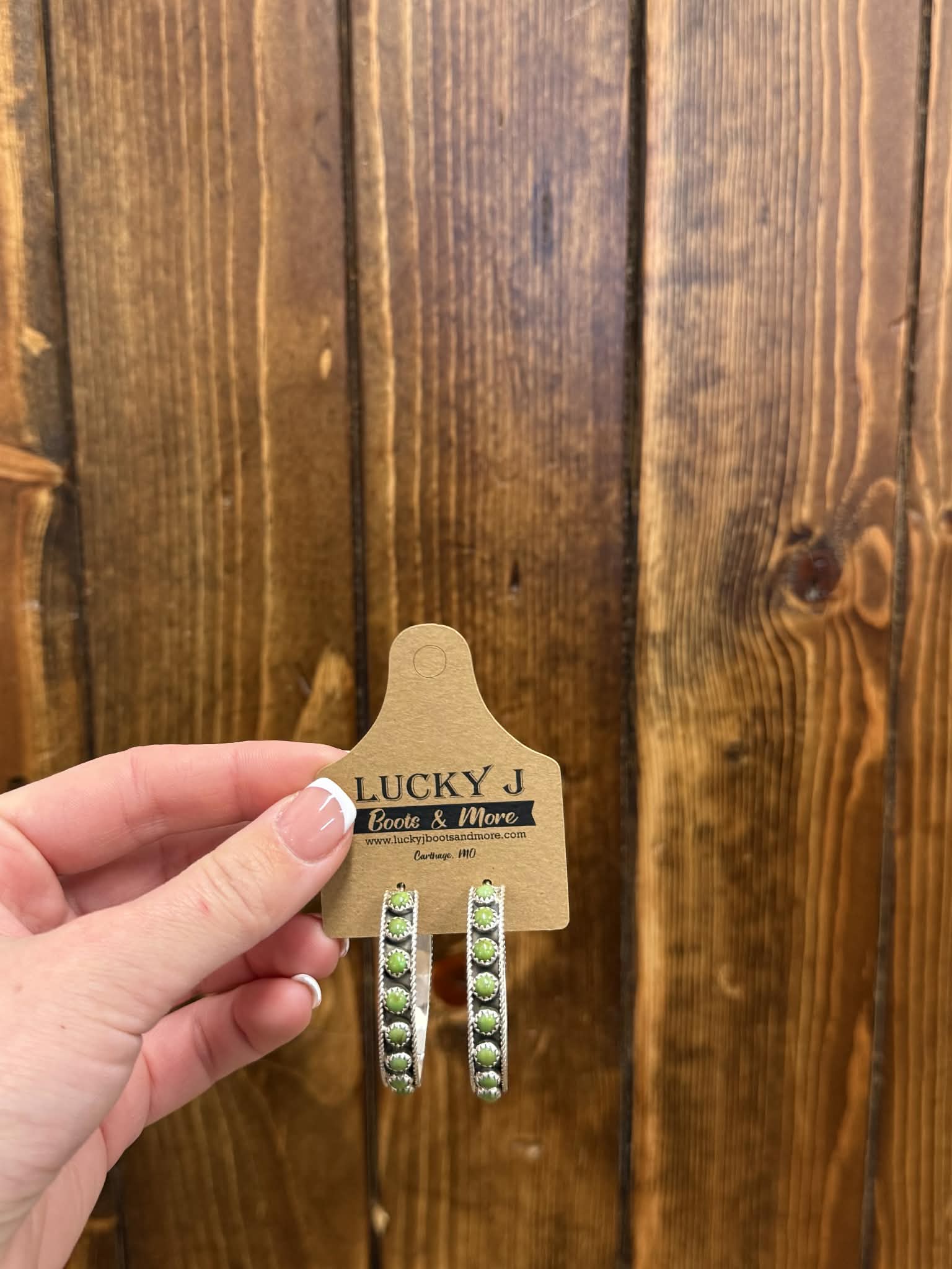 Brynn Earrings-Earrings-LJ Turquoise-Lucky J Boots & More, Women's, Men's, & Kids Western Store Located in Carthage, MO