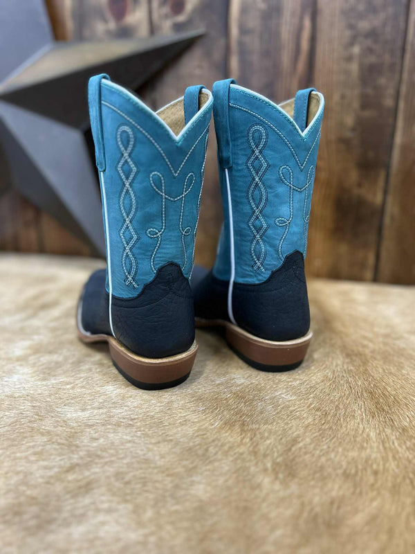 Kids Anderson Bean Black Oiled Shoulder Boot-Kids Boots-Anderson Bean-Lucky J Boots & More, Women's, Men's, & Kids Western Store Located in Carthage, MO