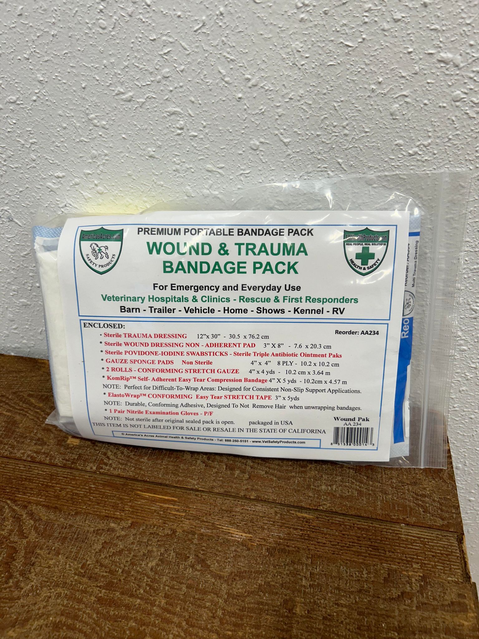Wound & Trauma Bandage Pack-STABLE SUPPLIES-AMERICA'S ACRES-Lucky J Boots & More, Women's, Men's, & Kids Western Store Located in Carthage, MO