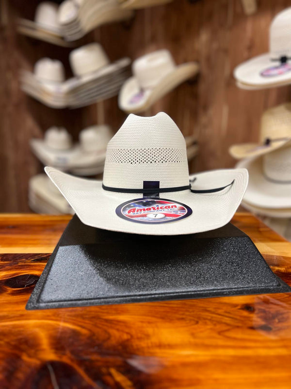 American Straw Hat 7104 4.25" JBZ Brim S-117-Straw Cowboy Hats-American Hat Co.-Lucky J Boots & More, Women's, Men's, & Kids Western Store Located in Carthage, MO