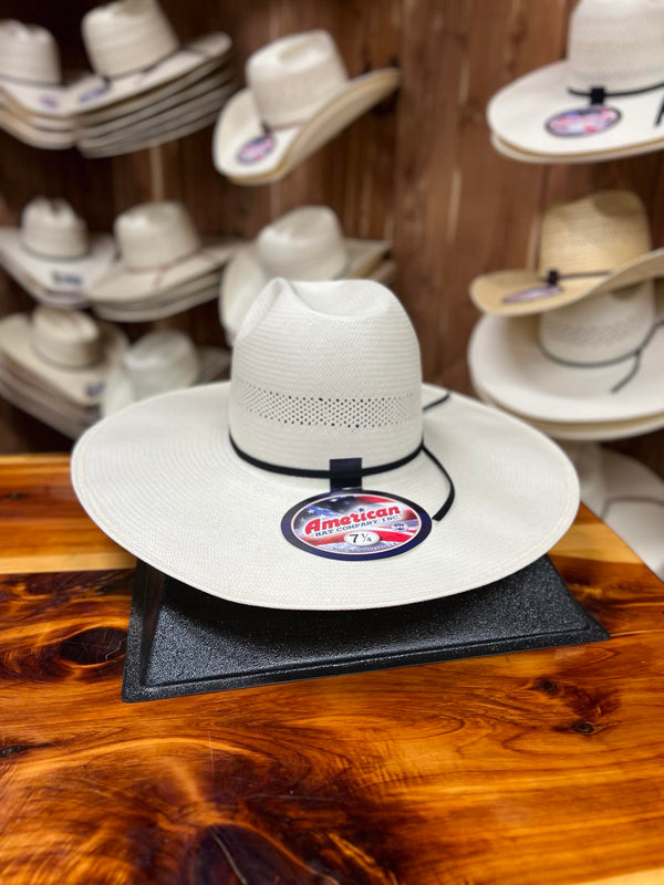 American Straw Hat 7104 5" FZ Brim S-Minn-Straw Cowboy Hats-American Hat Co.-Lucky J Boots & More, Women's, Men's, & Kids Western Store Located in Carthage, MO