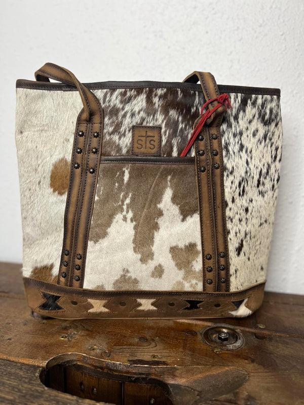 STS Roswell Cowhide Tote-Handbags-Carrol STS Ranchwear-Lucky J Boots & More, Women's, Men's, & Kids Western Store Located in Carthage, MO