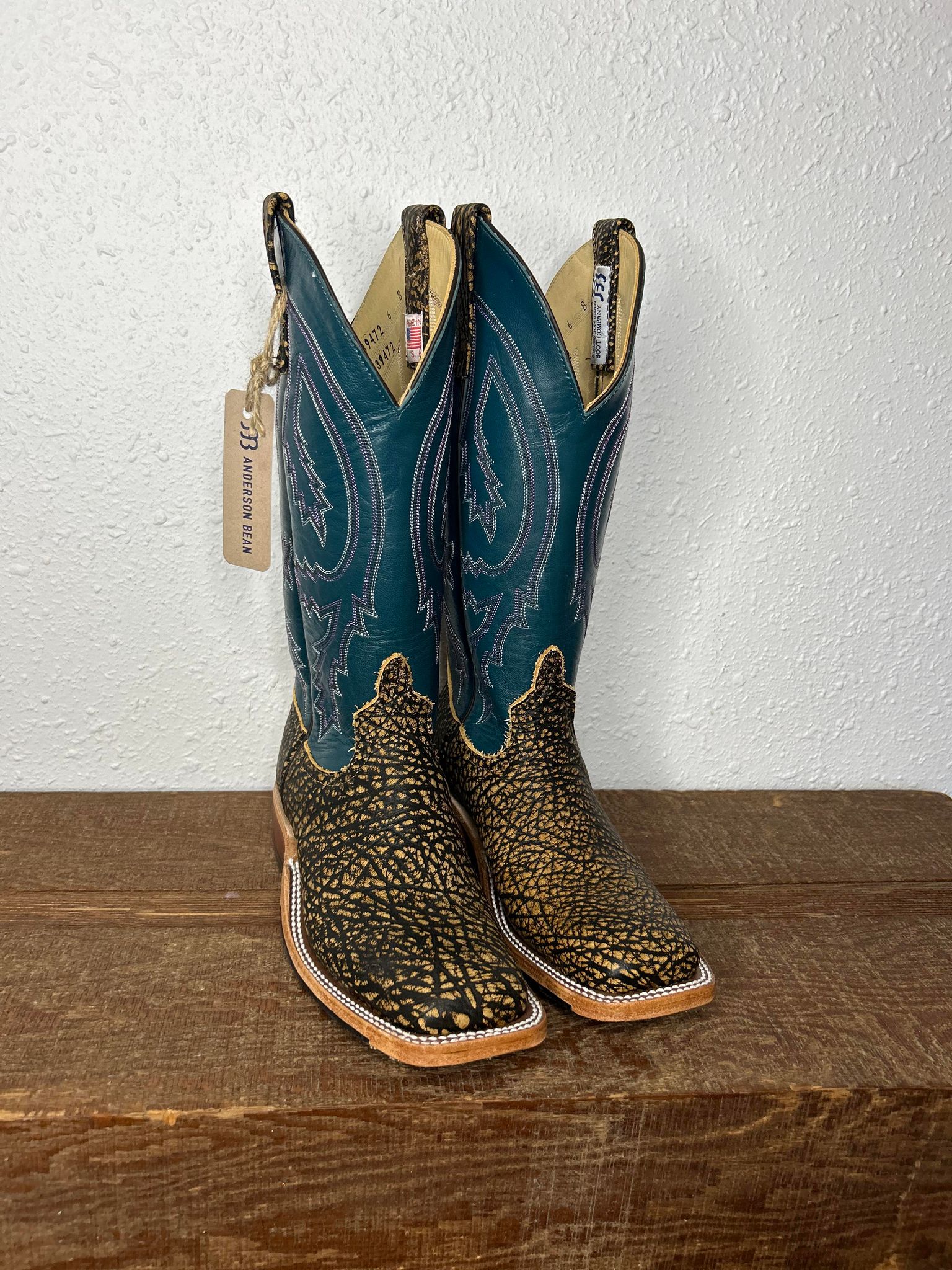 Women's Anderson Bean Mocha Shrunken Shoulder & Garganey Kidskin-Women's Boots-Anderson Bean-Lucky J Boots & More, Women's, Men's, & Kids Western Store Located in Carthage, MO