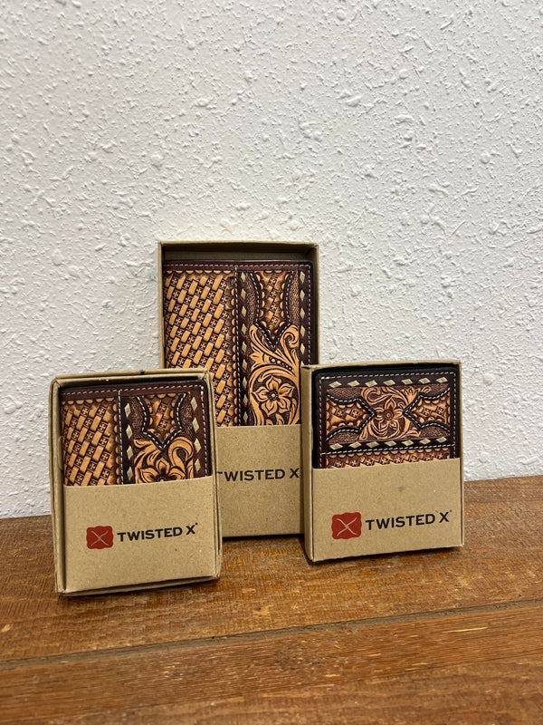 Twisted X Rawhide Buckstitch Wallets-Wallets-WESTERN FASHION ACCESSORIES-Lucky J Boots & More, Women's, Men's, & Kids Western Store Located in Carthage, MO
