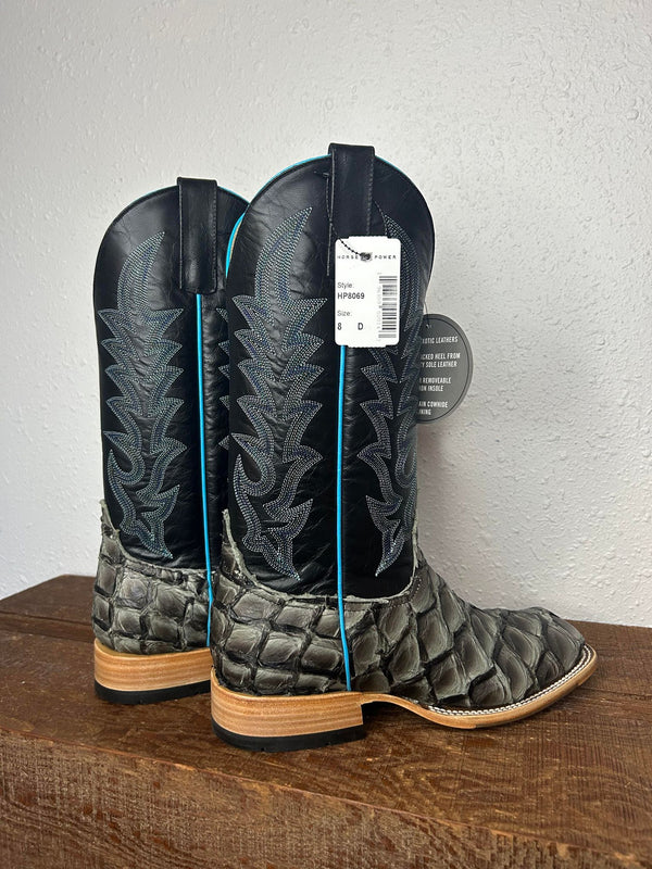 Horse Power Macking Bird Big Bass & Black Explosion Boots-Men's Boots-Horse Power-Lucky J Boots & More, Women's, Men's, & Kids Western Store Located in Carthage, MO
