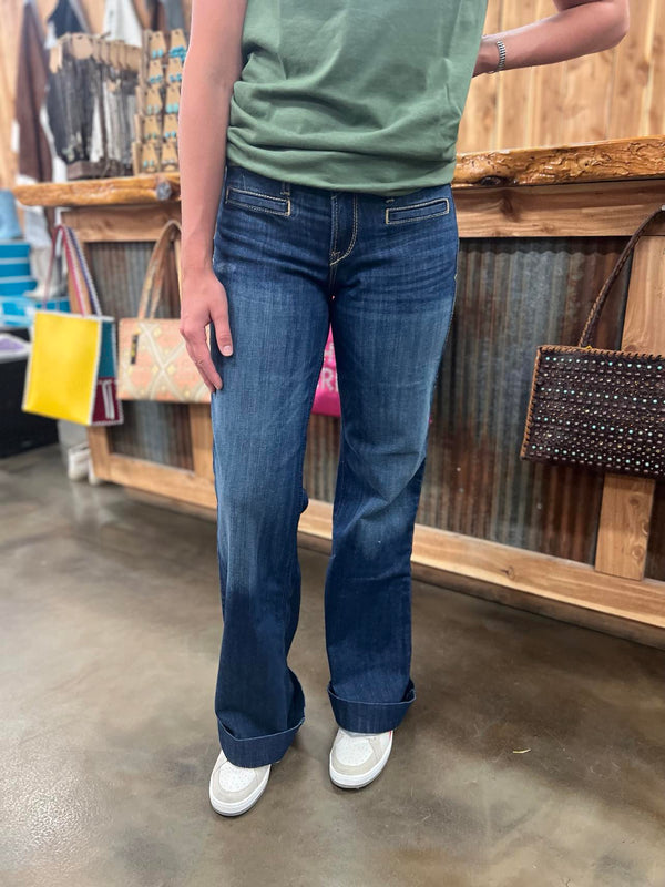 Women's Ariat Pacific Trouser-Women's Denim-Ariat-Lucky J Boots & More, Women's, Men's, & Kids Western Store Located in Carthage, MO