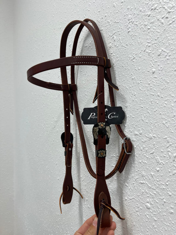 3/4 Browband Headstall RH5B23/4-105-Bridle-Professionals Choice-Lucky J Boots & More, Women's, Men's, & Kids Western Store Located in Carthage, MO