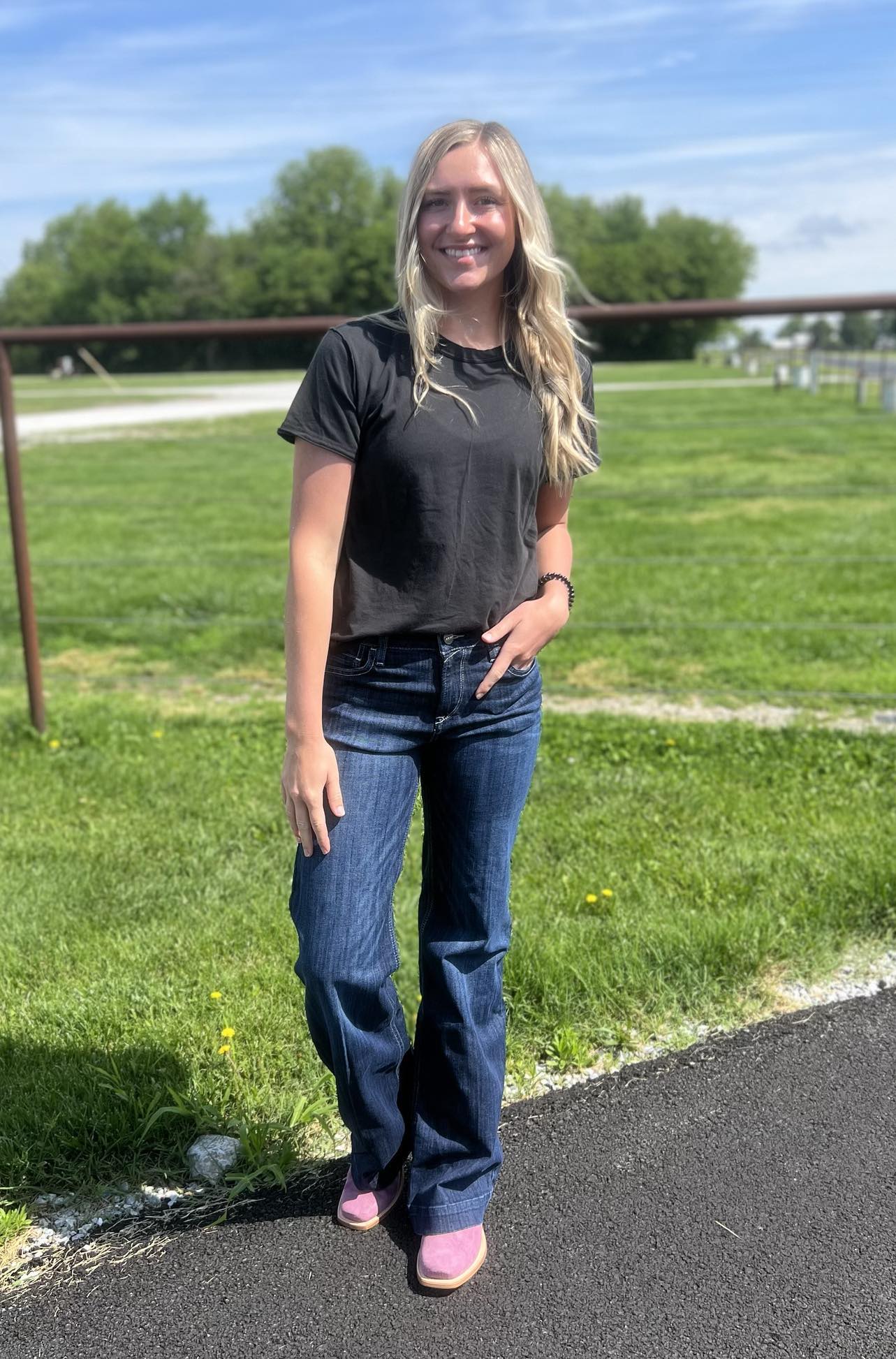 Women's Ariat Tyra Trouser Jeans-Women's Denim-Ariat-Lucky J Boots & More, Women's, Men's, & Kids Western Store Located in Carthage, MO