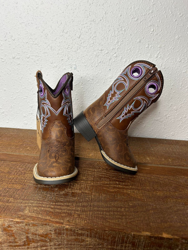 Twister Dottie Toddler Boots-Kids Boots-M & F Western Products-Lucky J Boots & More, Women's, Men's, & Kids Western Store Located in Carthage, MO