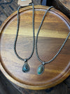Hilo Charm Necklace-Necklaces-LJ Turquoise-Lucky J Boots & More, Women's, Men's, & Kids Western Store Located in Carthage, MO