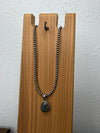 Hilo Charm Necklace-Necklaces-LJ Turquoise-Lucky J Boots & More, Women's, Men's, & Kids Western Store Located in Carthage, MO