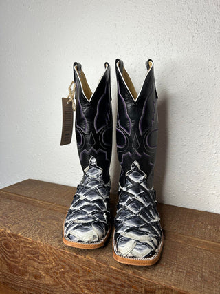 Women's Anderson Bean Ivory Eclipse Big Bass Boot-Women's Boots-Anderson Bean-Lucky J Boots & More, Women's, Men's, & Kids Western Store Located in Carthage, MO