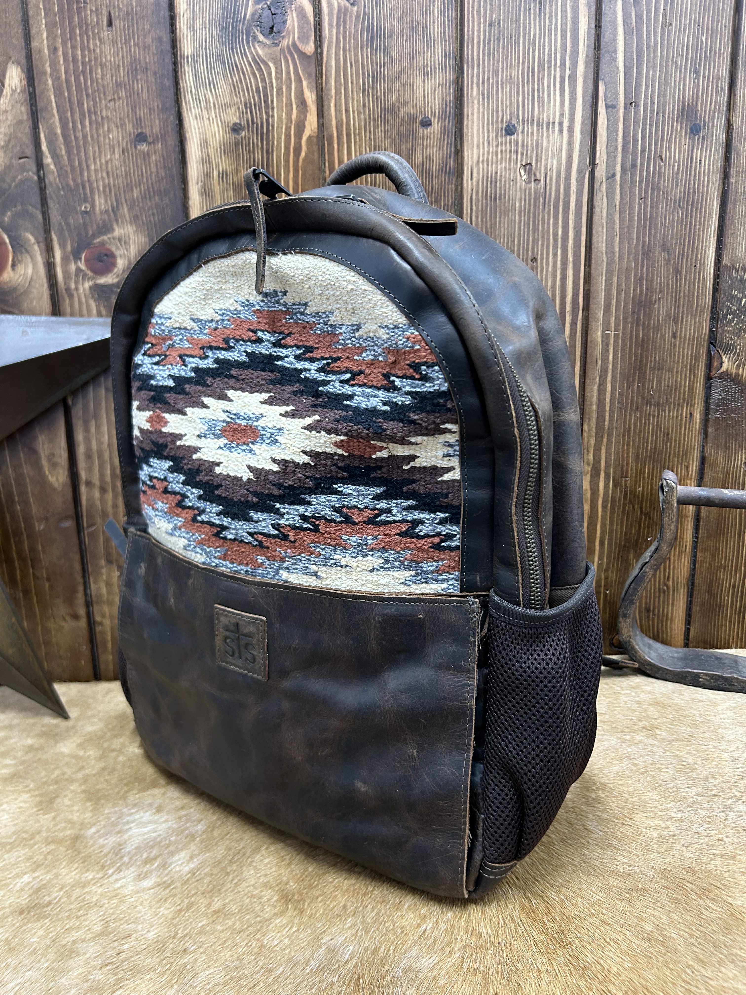 STS Guadalupe Serape Valley Backpack-Backpacks-Carrol STS Ranchwear-Lucky J Boots & More, Women's, Men's, & Kids Western Store Located in Carthage, MO