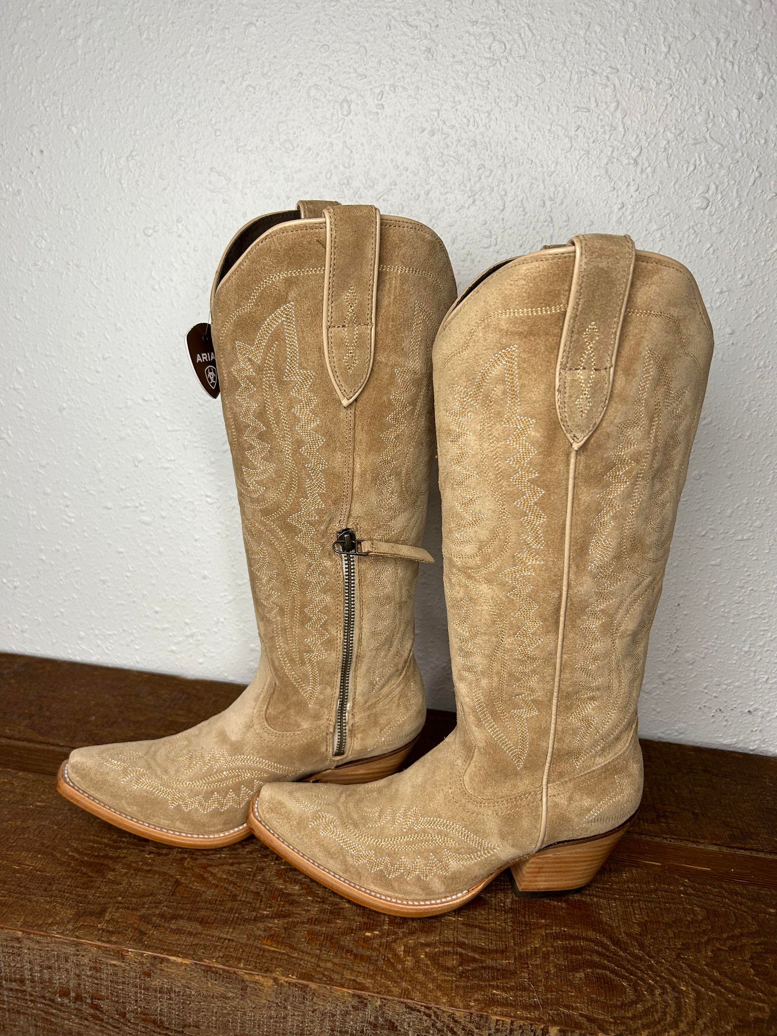 Women's Ariat Truly Taupe Casanova Boots-Women's Boots-Ariat-Lucky J Boots & More, Women's, Men's, & Kids Western Store Located in Carthage, MO