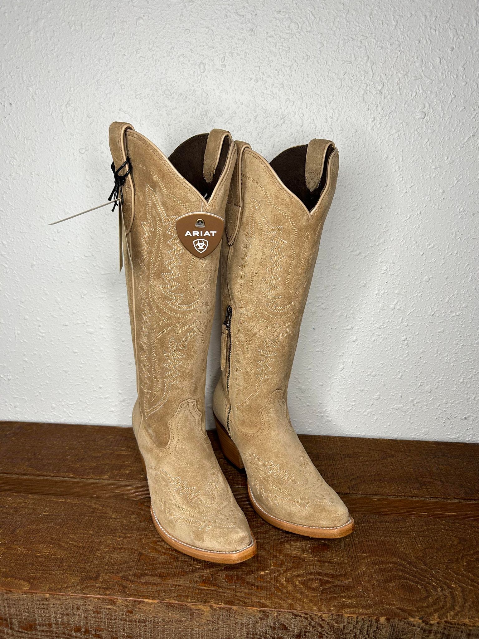 Women's Ariat Truly Taupe Casanova Boots-Women's Boots-Ariat-Lucky J Boots & More, Women's, Men's, & Kids Western Store Located in Carthage, MO