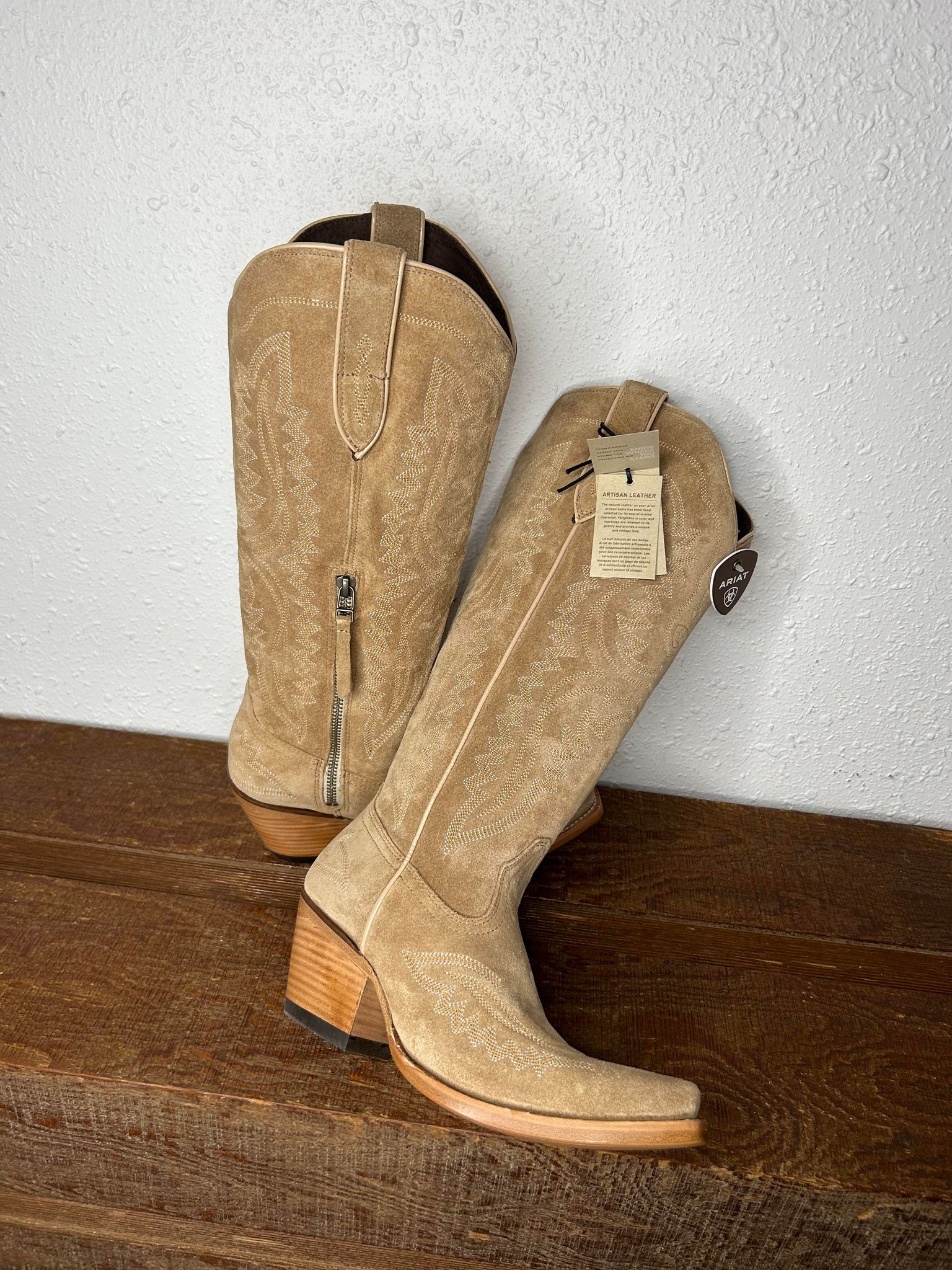 Women's Ariat Truly Taupe Casanova Boots-Women's Boots-Ariat-Lucky J Boots & More, Women's, Men's, & Kids Western Store Located in Carthage, MO