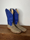 Men's Anderson Bean Blue Chex & Charcoal Boar Boots-Men's Boots-Anderson Bean-Lucky J Boots & More, Women's, Men's, & Kids Western Store Located in Carthage, MO