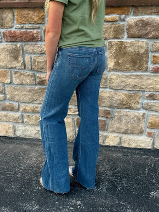 Women's Ariat Perfect Rise Petra Flipside Wide Leg Jean