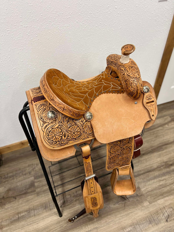 Trent Ward Team Roping Saddle ISTR247-24-Saddle-Trent Ward-Lucky J Boots & More, Women's, Men's, & Kids Western Store Located in Carthage, MO