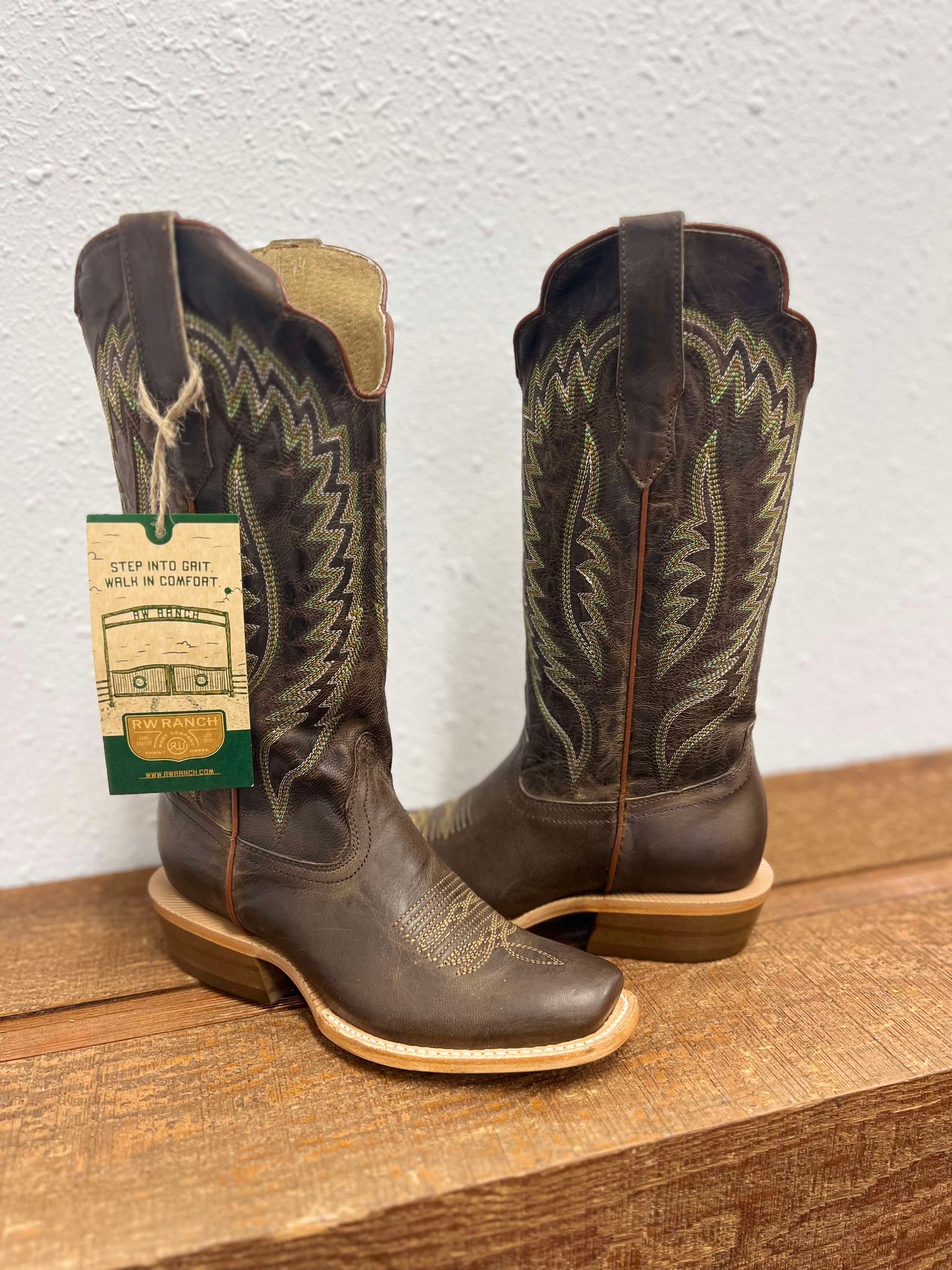 Women's R Watson Mad Brown Goat Boots-Women's Boots-R. Watson-Lucky J Boots & More, Women's, Men's, & Kids Western Store Located in Carthage, MO