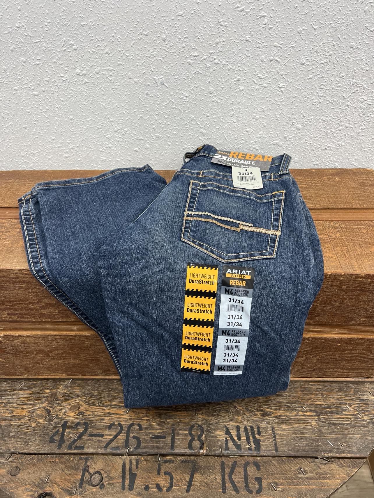 Men's Ariat Encinitas M4 Rebar Bootcut Jean-Men's Denim-Ariat-Lucky J Boots & More, Women's, Men's, & Kids Western Store Located in Carthage, MO