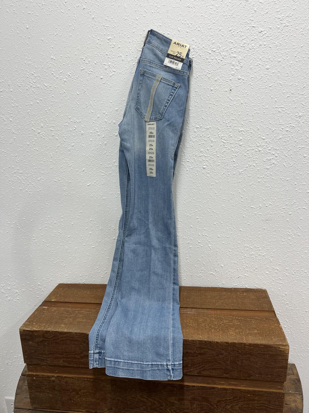 Women's Ariat Perfect Rise Slim Trouser Nia Wide Leg Jean-Women's Denim-Ariat-Lucky J Boots & More, Women's, Men's, & Kids Western Store Located in Carthage, MO